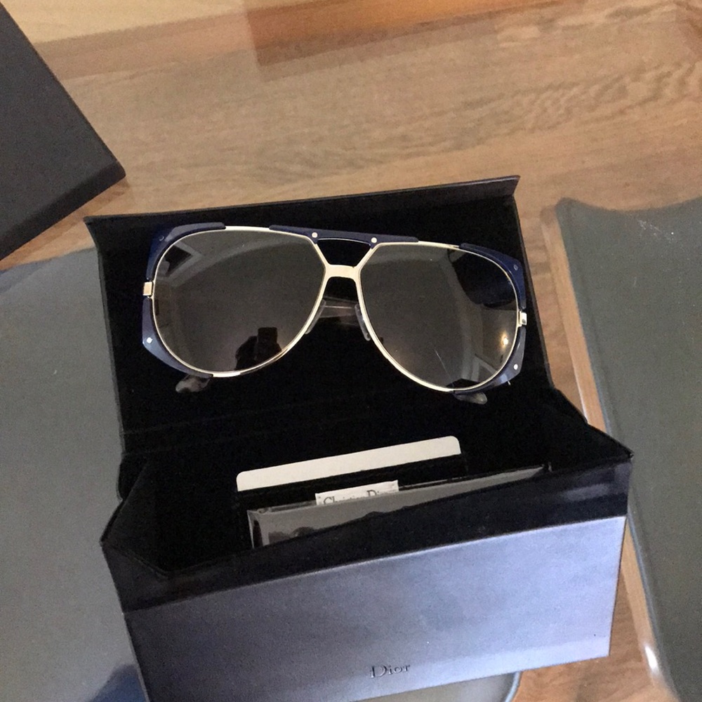 Christian Dior aviator style sunglasses
